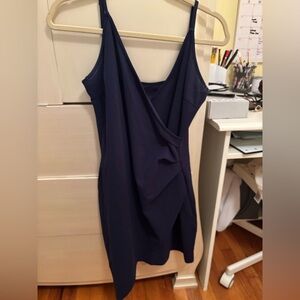 navy blue dress